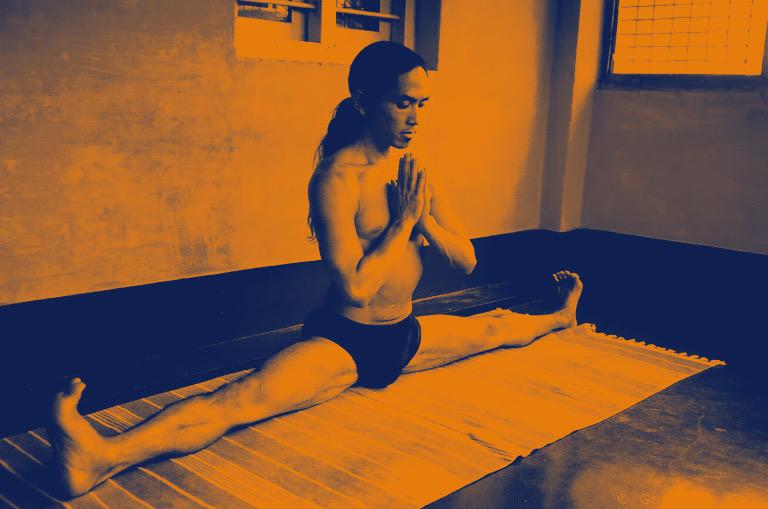 Govinda asana practice